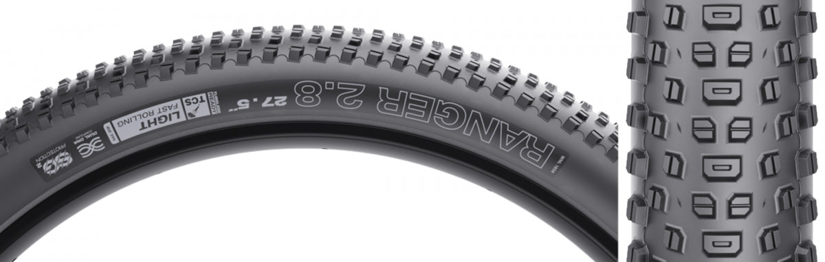 Tire Wtb Ranger 27.5X2.8 Black/Bk Light Fr Tcs/60/Dual-Dna/Sg2 Fold