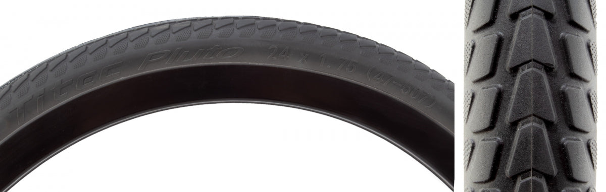 Tire Titec 24X1.75 Solid Flatfree Wire Black
