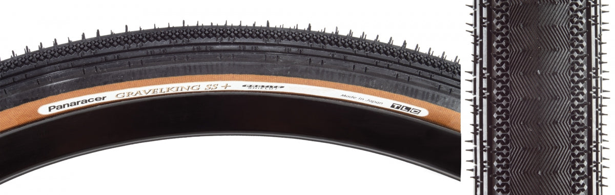Tire Pan Gravel King Ss+ 700X45 Fold Tbls Bk/Bn