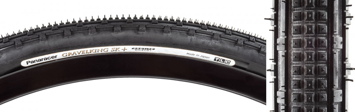 Tire Pan Gravel King Sk+ 700X45 Fold Tbls Bk/Bk