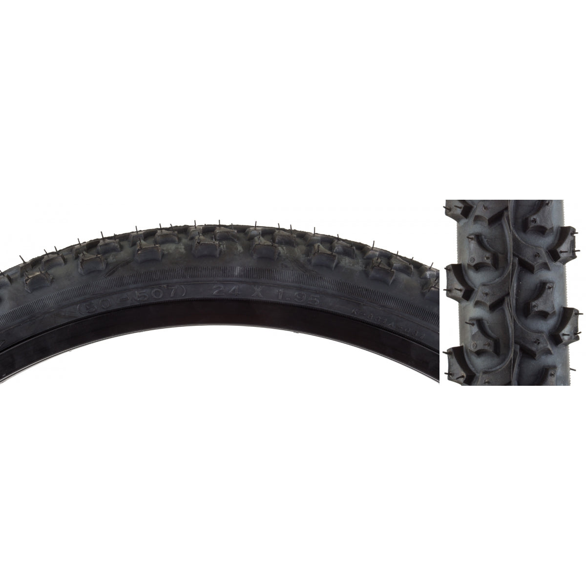 Tire Sunlite 24X1.95 Black/Bk Alphabite K831 Wire