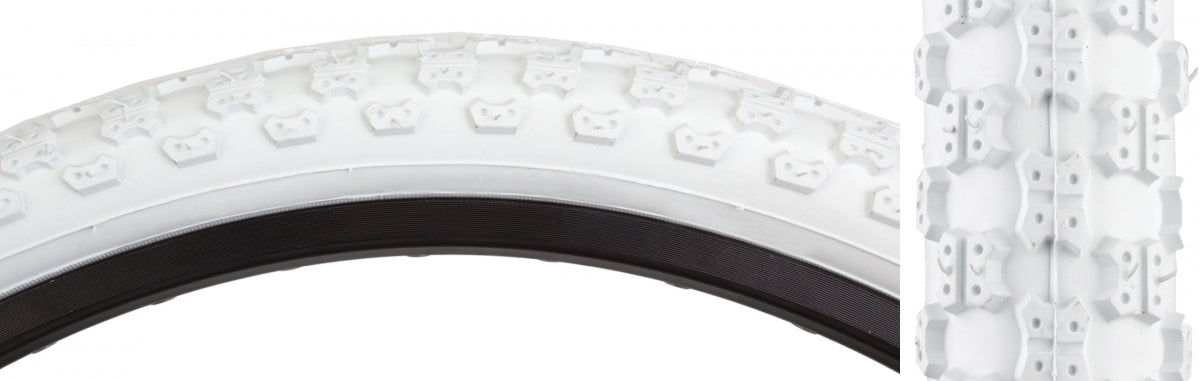 Sunlite MX3 Tire 12-1/2 x 2-1/4 White Wire Bead