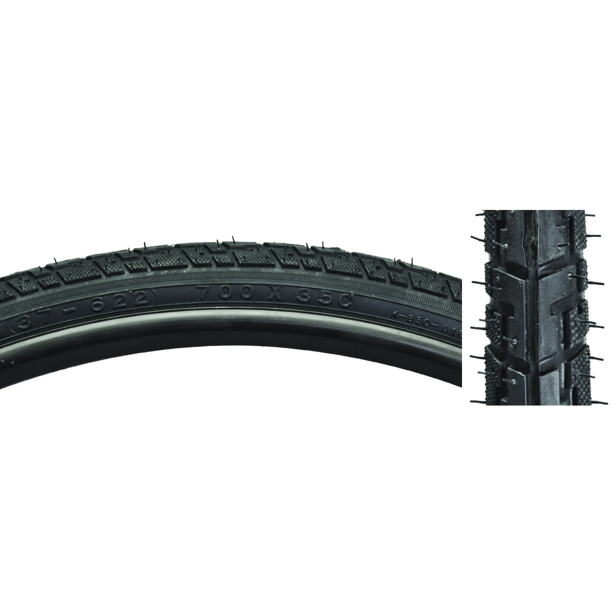 Tire Sunlite 700X35 Black/Bk Nimbus K830 Wire