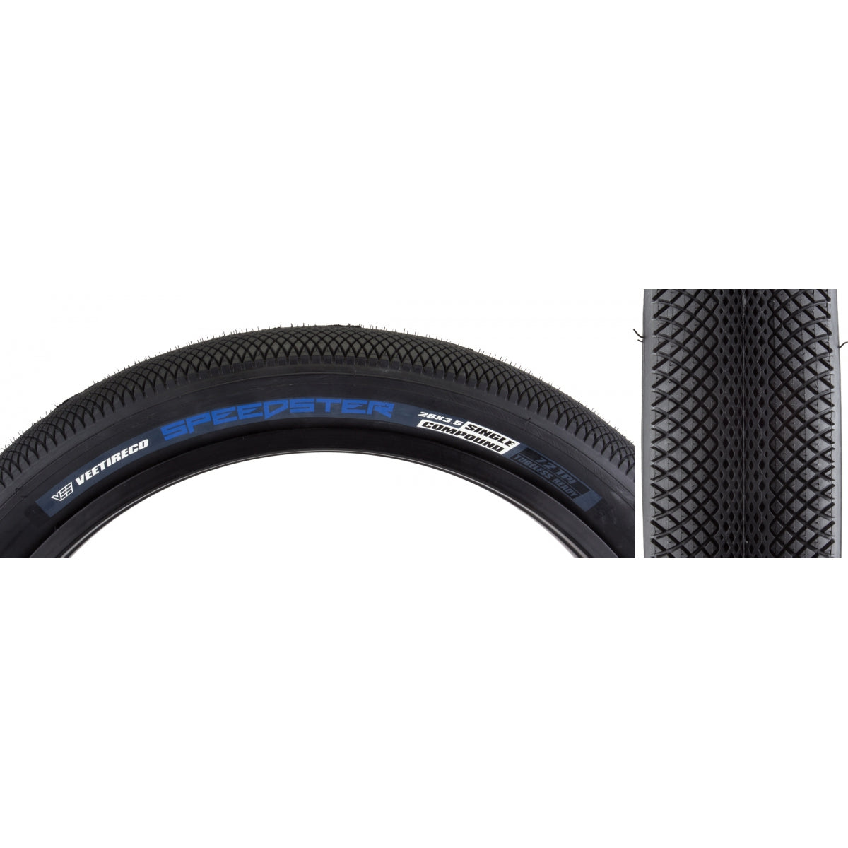 Tire Vee Speedster 26X3.5 Black Fold