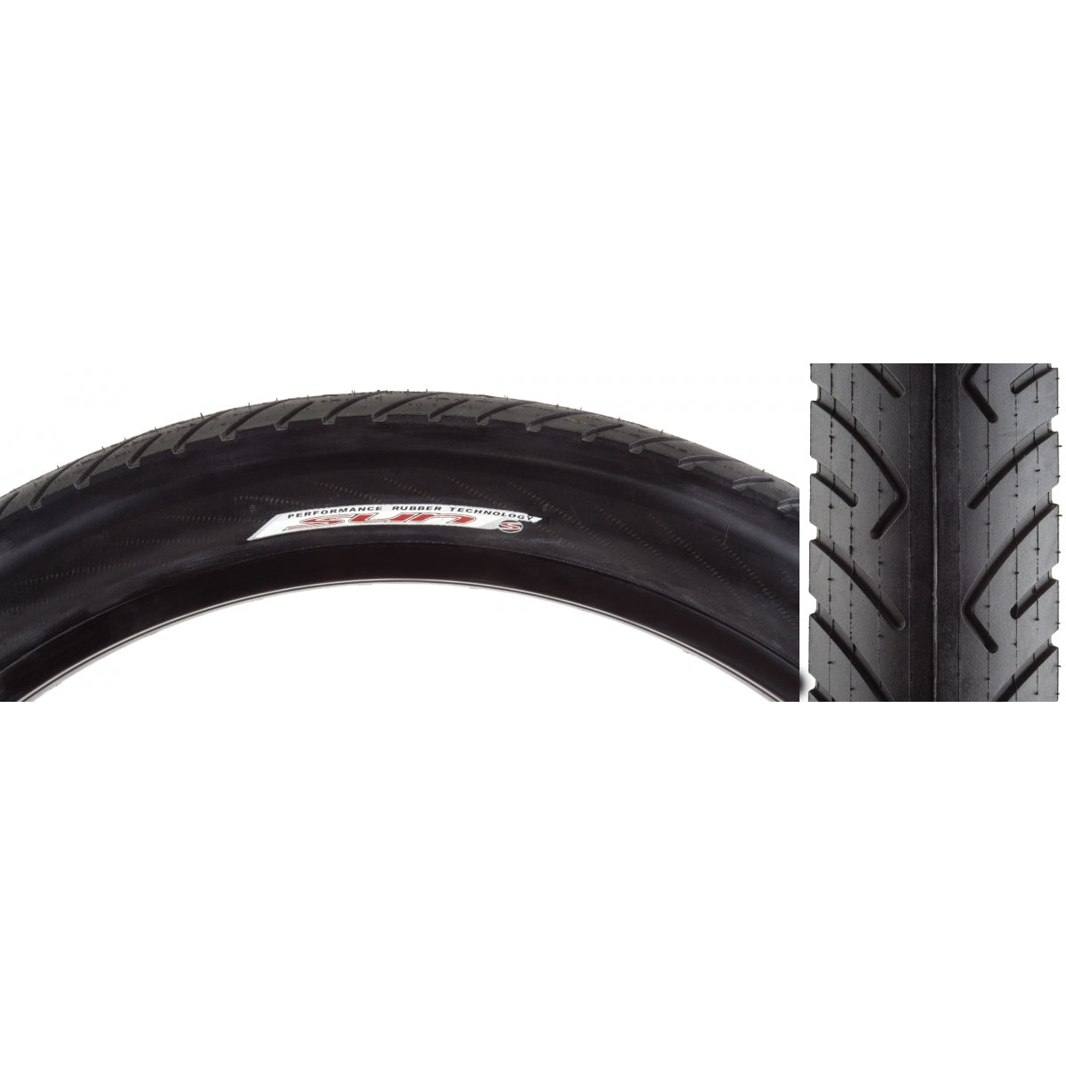 Tire Sunlite 24X3.0 Black/Bk Slick K1032 Wire