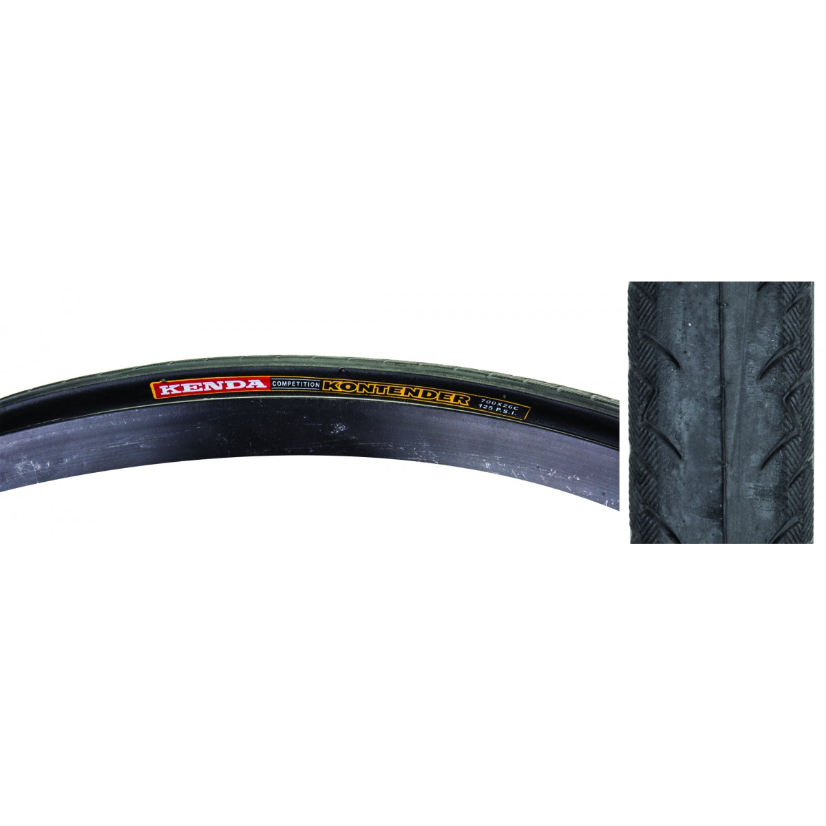 Tire Sunlite 700X26 Black/Bsk Rd 100Lb K197 Wire