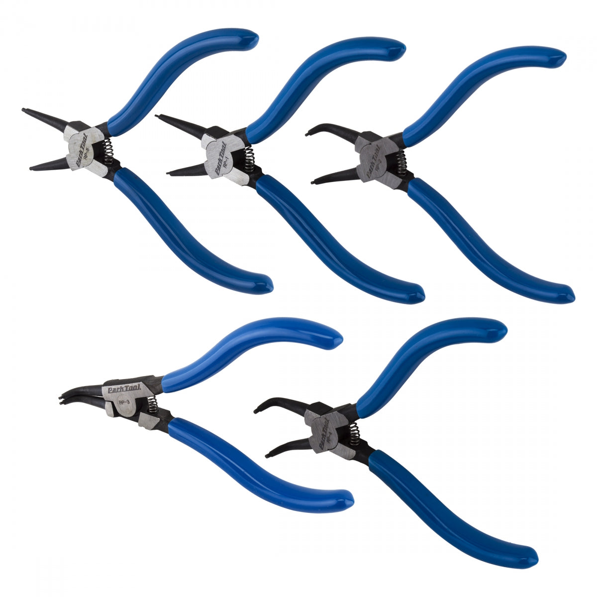 Park Tool #RP-SET.2 Retaining Ring Pliers Set, Contains #RP-1/2/3/4/5