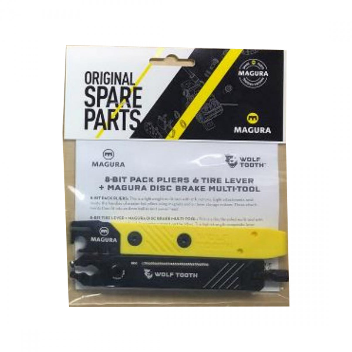 Tool Multi Mag Multi-Disc/Tire Lever & Wt 8-Bit Pack Pliers Yl/Bk