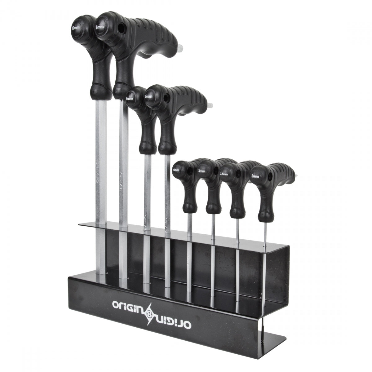 Origin8 L-Handeled Allen Wrench Set, 2/2.5/3/4/5/6/8/10