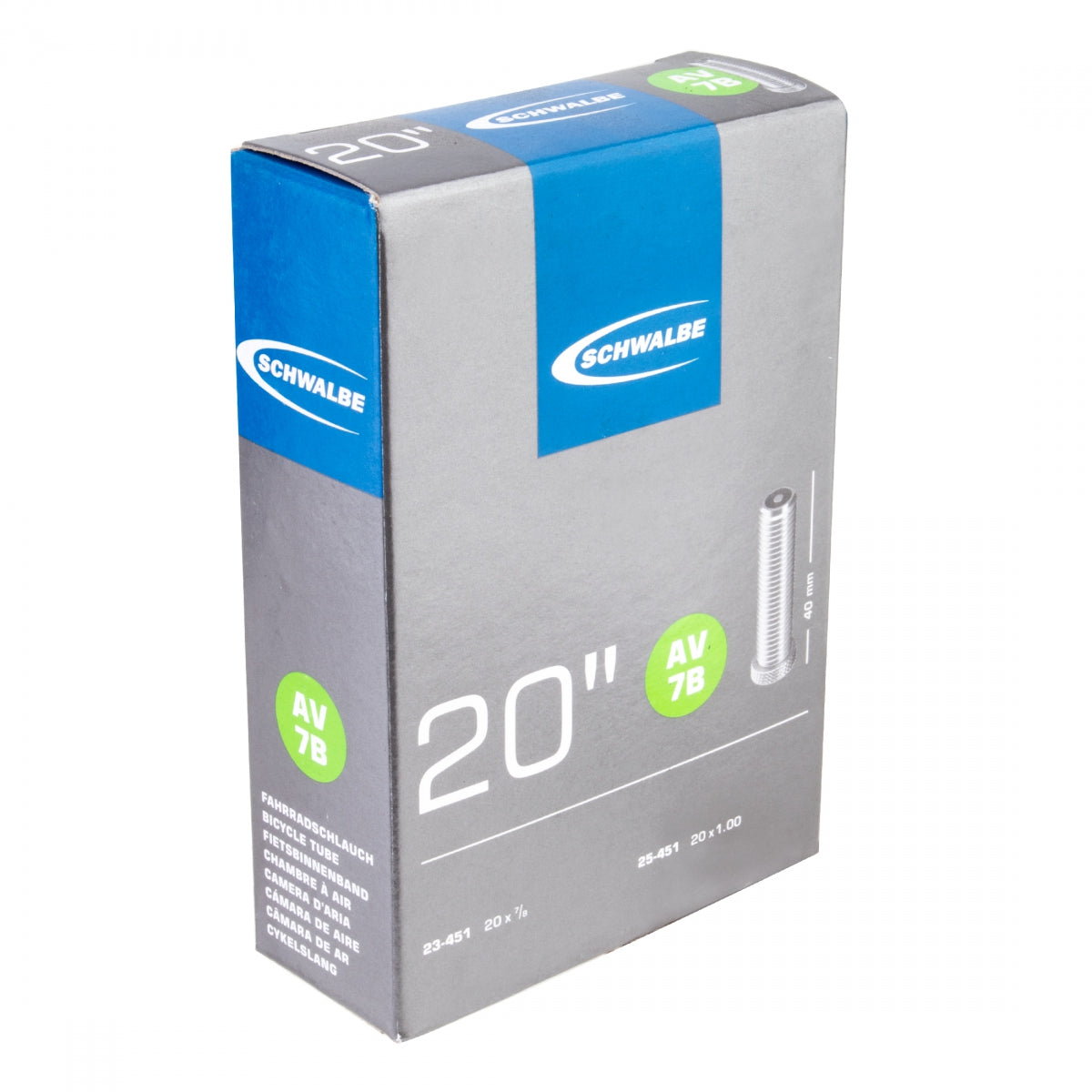 Tube Schwalbe 20 451X23/25 Sv 40Mm