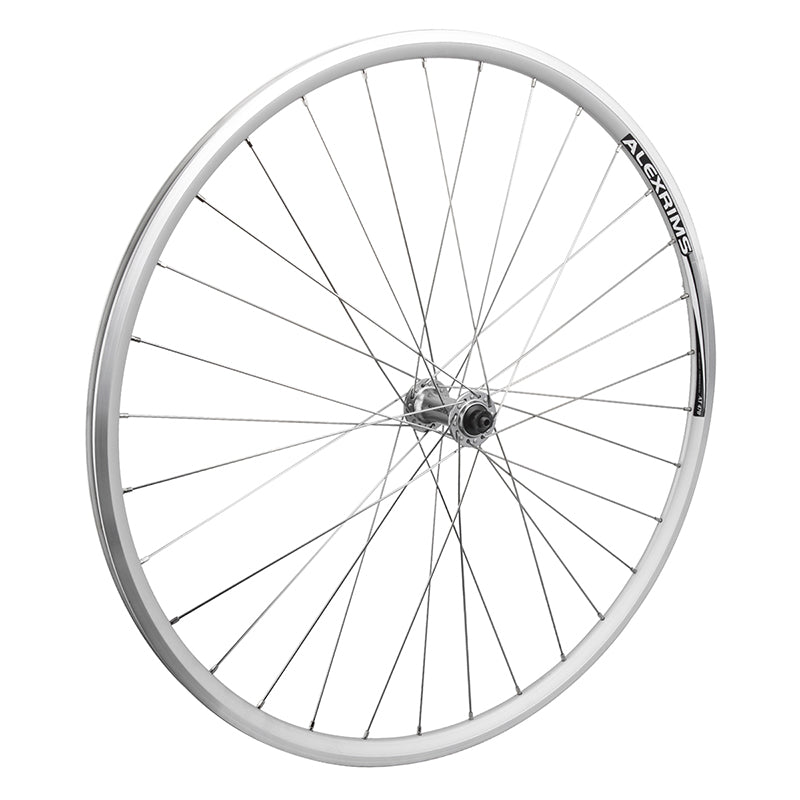 Alex AT470 Silver Rim 700c Road Bike Front Wheel 32h Shimano RS400
