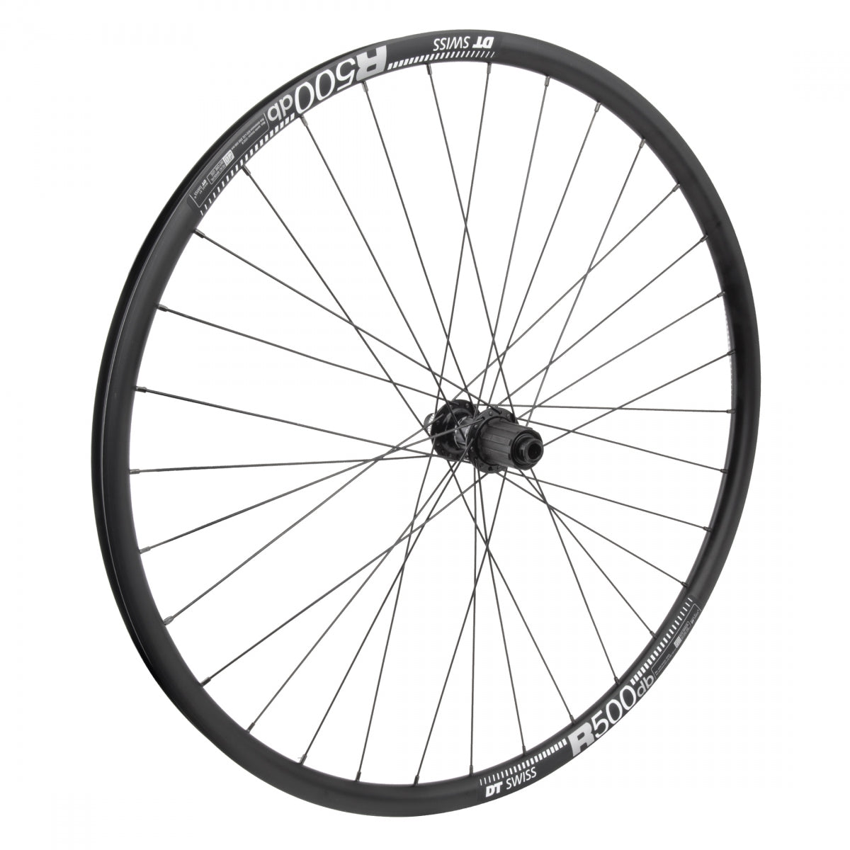 Wheel Rear 700c 622X22.5 Dt R500 Black Disc 32 Shimano R7070 8-11S Centerlock 12Mm 142Mm Dt2.0Bk **No 8-10 Speed Shim**