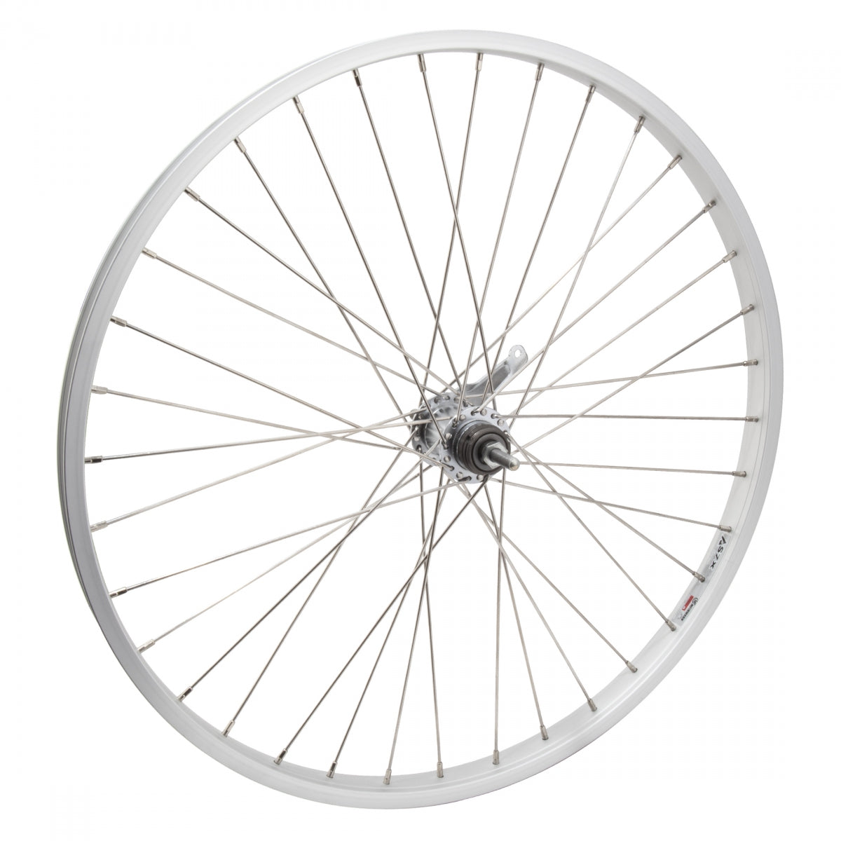 Wheel Rear 26X1.75 559X25 Alloy Silver 36 Shimano Coaster Brake 110Mm 12Gss W/Trim Kit