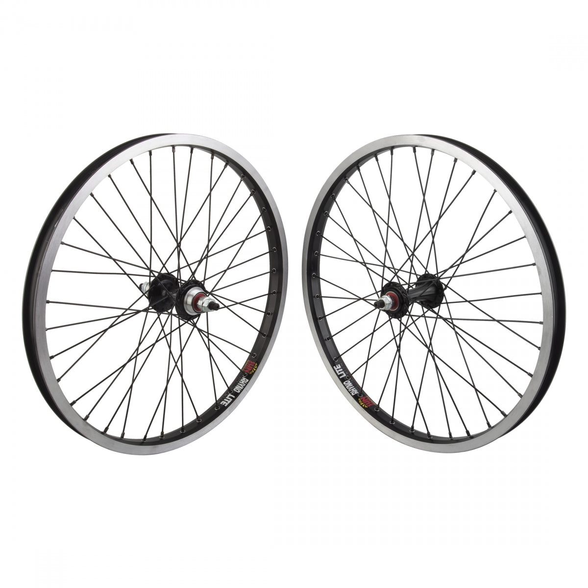 Wheelmaster 20x1.75 Sun Rhynolite WheelSet (Pair), Black, 36H