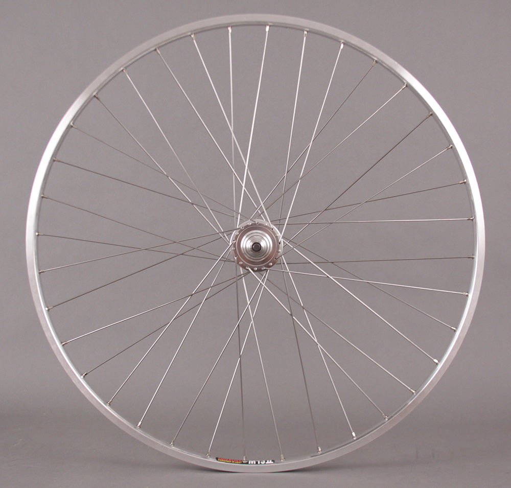 Sun M13 700c silver REAR wheel Formula fixed/free hub wheel 36 H