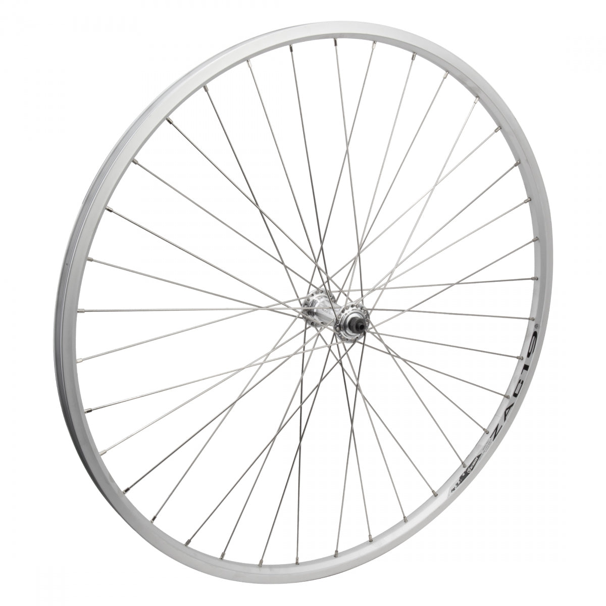Wm Weinmann 700x35 Hybrid/Comfort Front Wheel, Silver, Zac19, 36H