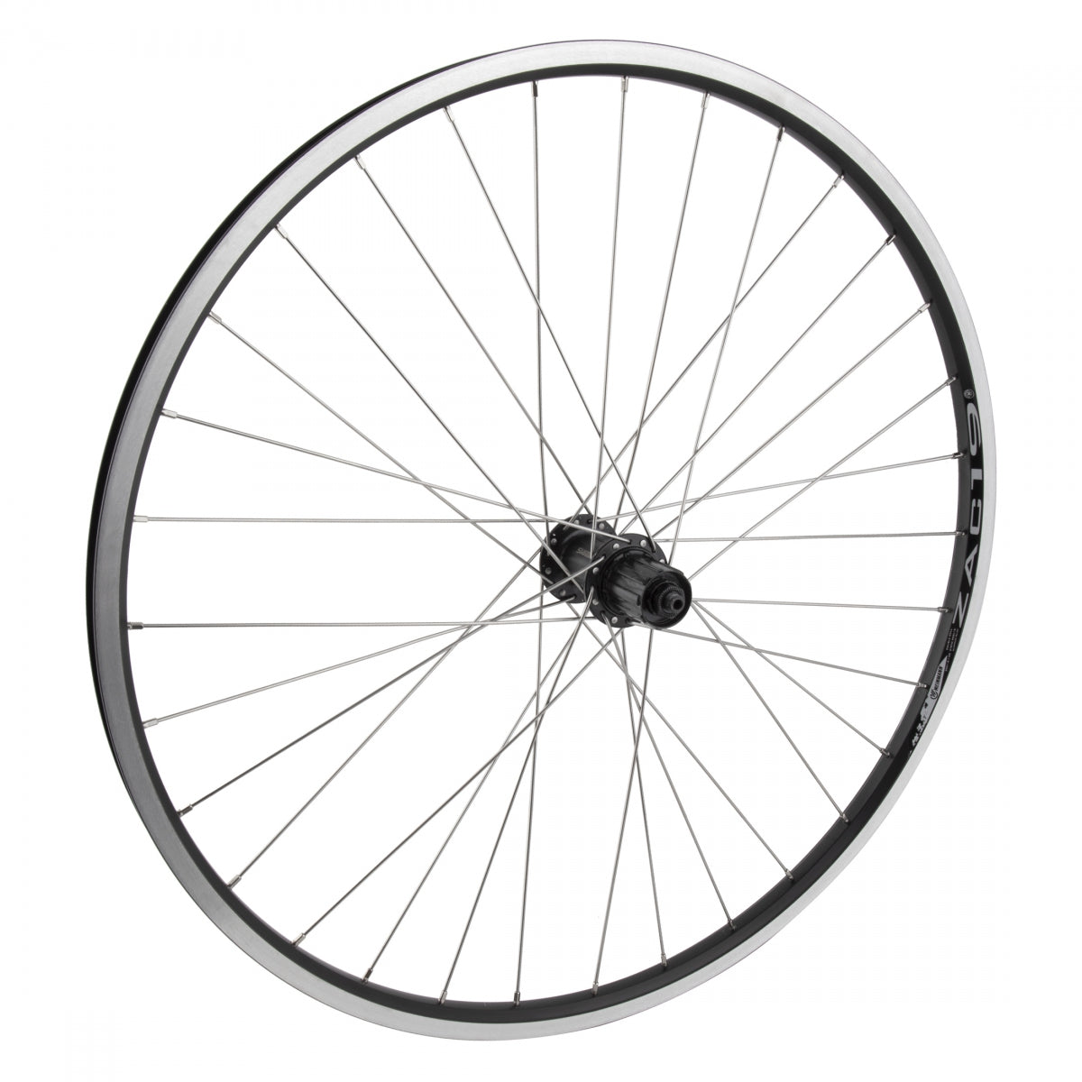 Ruota Anteriore 26" Mountain Bike Weinmann Zac 19 In Alluminio - Sgancio Rapido Nera
