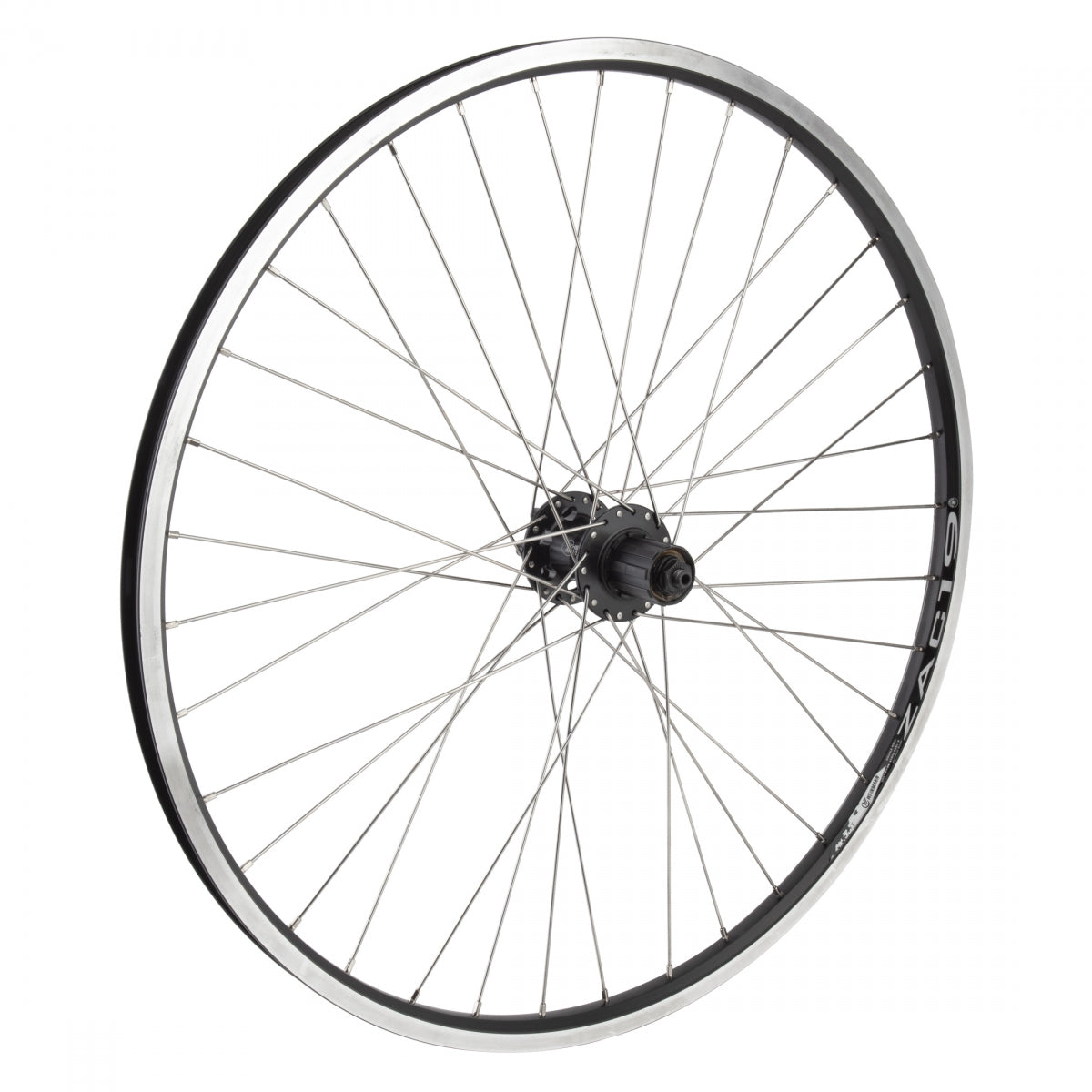 Wheel Rear26X1.5 559X19 Weinmann Zac19 Black Msw 36 8-10S 6 Bolt Quick Release 135Mm Ss2.0Sl