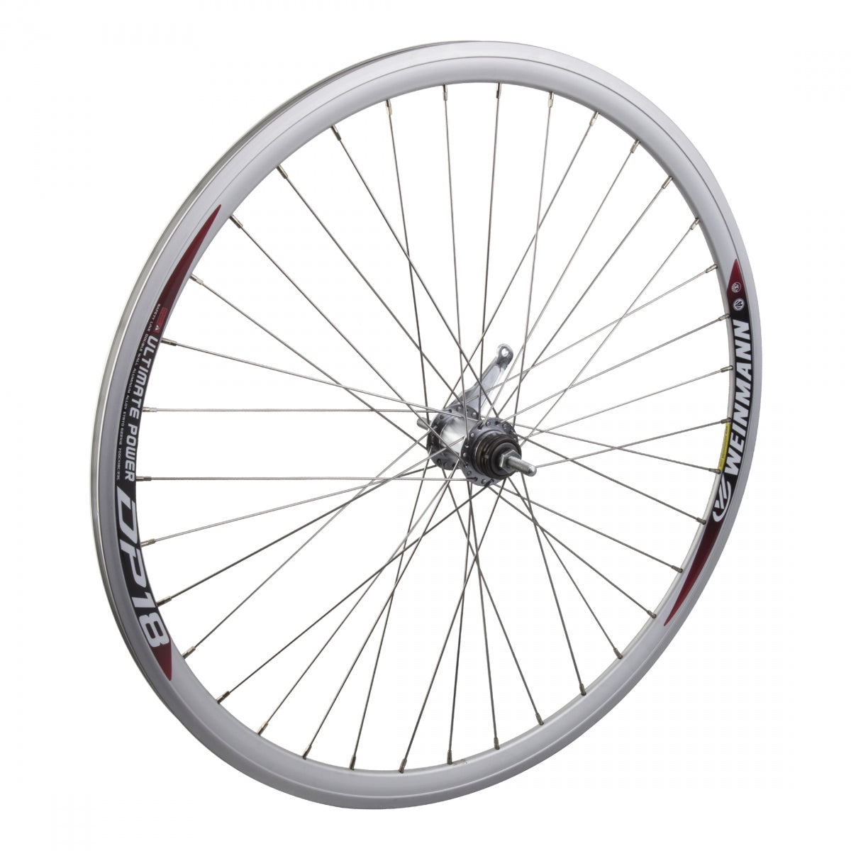 WheelMaster Alloy 700C Urban Rear Wheel, Bolt On, 36H, Silver