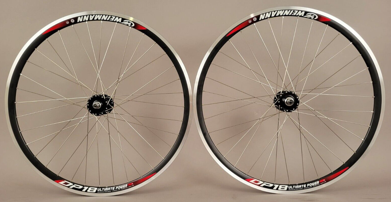 Weinmann DP18 black fixed gear Single Speed Wheelset 36h