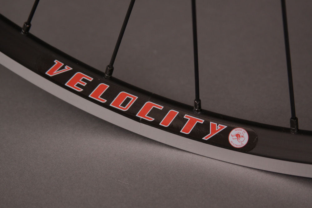 Velocity A23 Black Shimano 105 7000 36 Hole Hubs Wheelset
