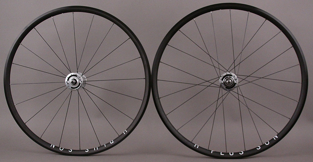 dt swiss fixed gear H + Plus Son Black Archetype w/ DT 370 Track Hubs Wheelset Fixed Gear