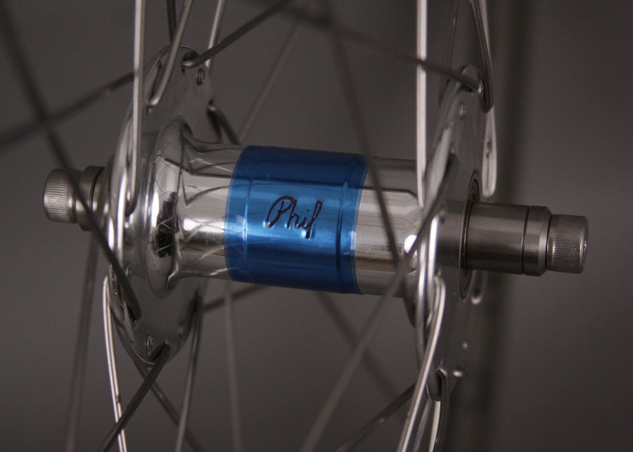 H Plus + Son Archetype Hard Anodized Phil Wood hubs Wheelset