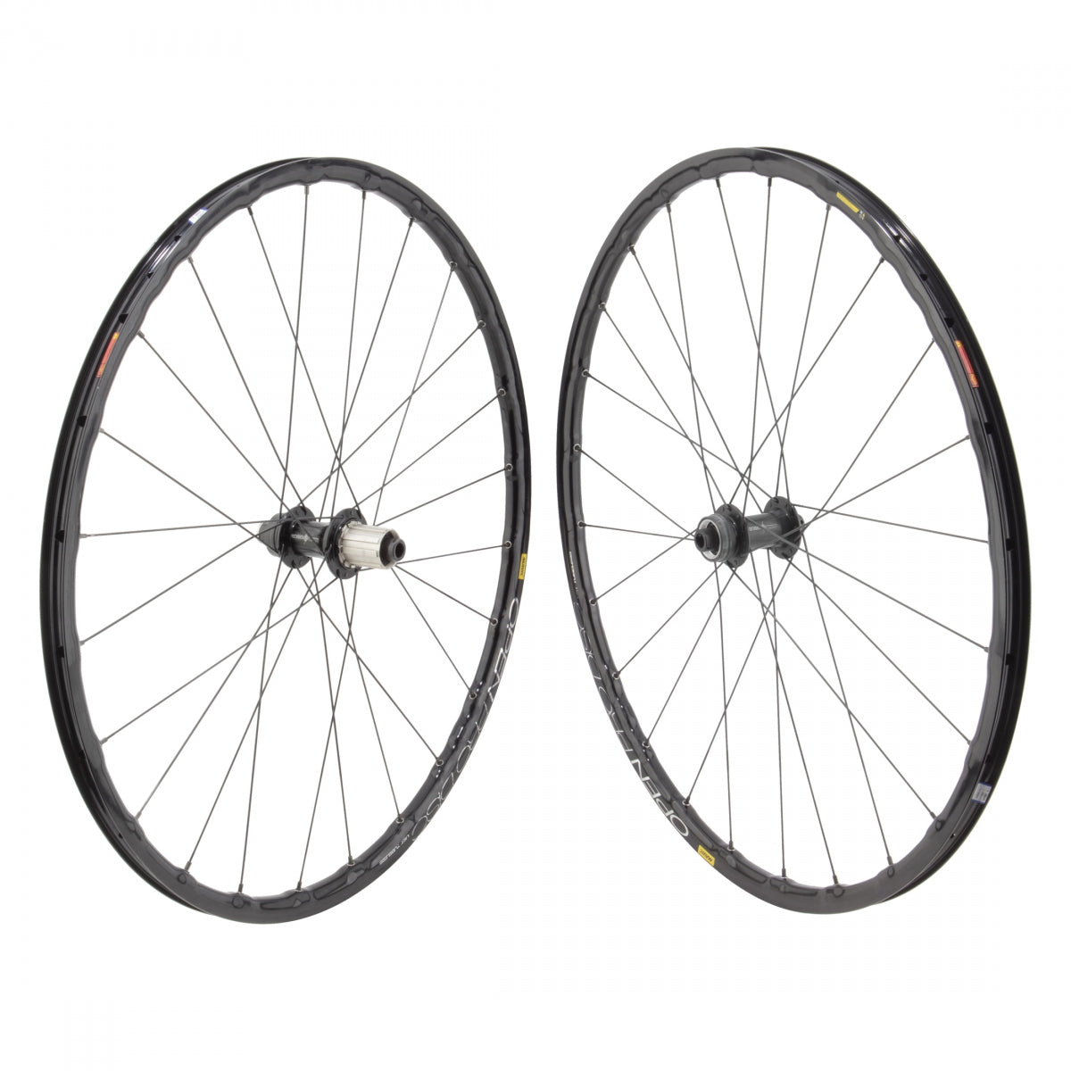 Wheelset 700c 622X19 Mavic Open Pro Ust Black Disc 24 Or8 Rd1120 8-11Scas Centerlock 12Mm Sealed Bk 142Mm Sapim Race Bk
