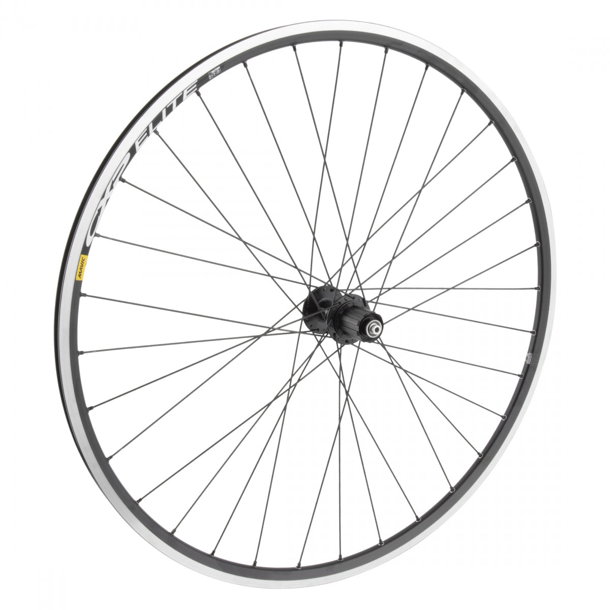 Wheel Rear 700c 622X15 Mavic Cxp Elite Black Msw 32 Or8 Rd1200 8-11S Qr Seal Bk 130Mm Sapim Leader 2.0 Bk (Does Not Include Spacer For 10 Speed)
