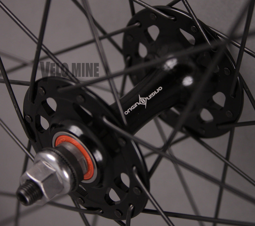 H Plus + Son SL42 front - Formation Face Rear Fixed Gear Track Bike Wheelset fx/fx