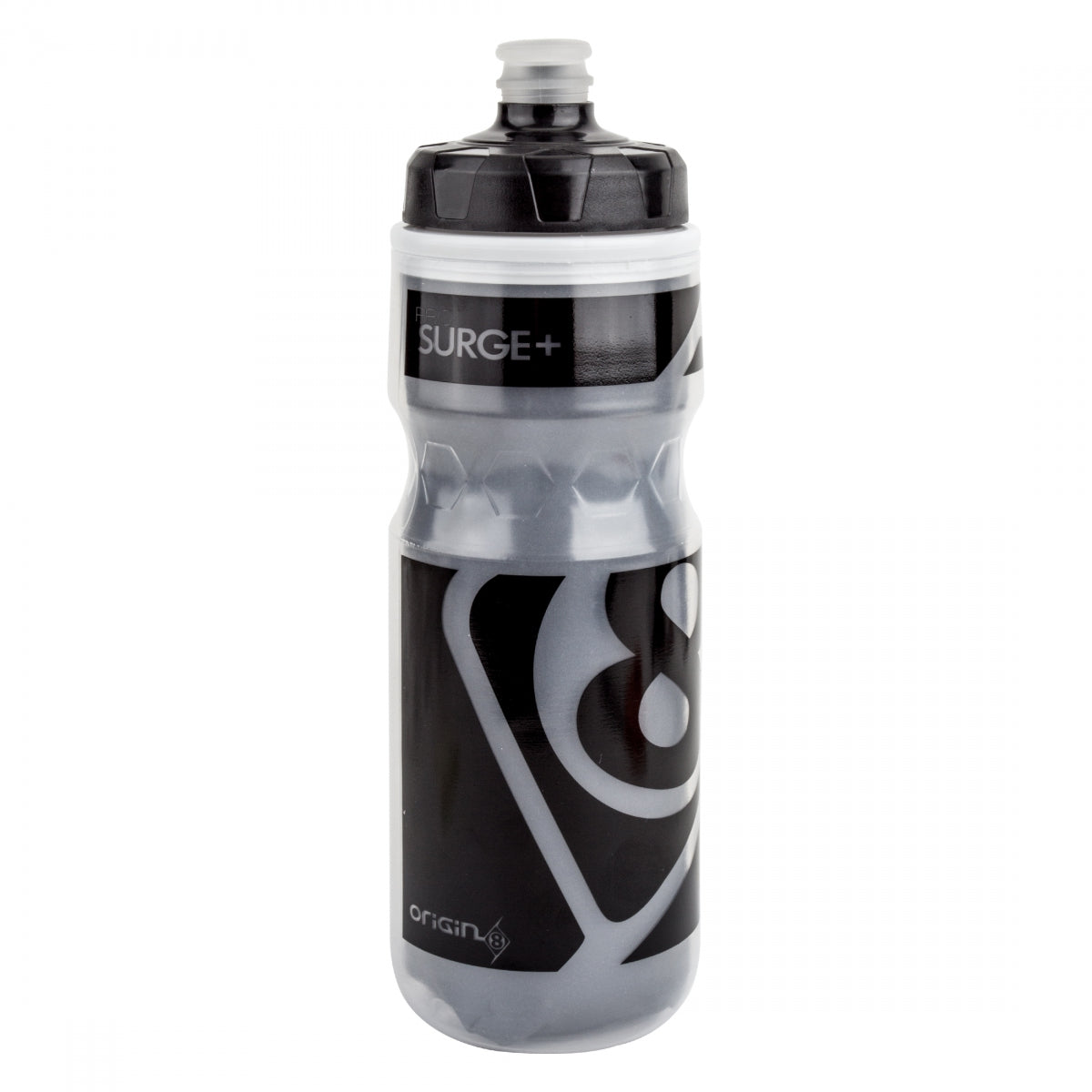Bottle Origin8 600Cc Insulated Clr/Blk High Flow Valve