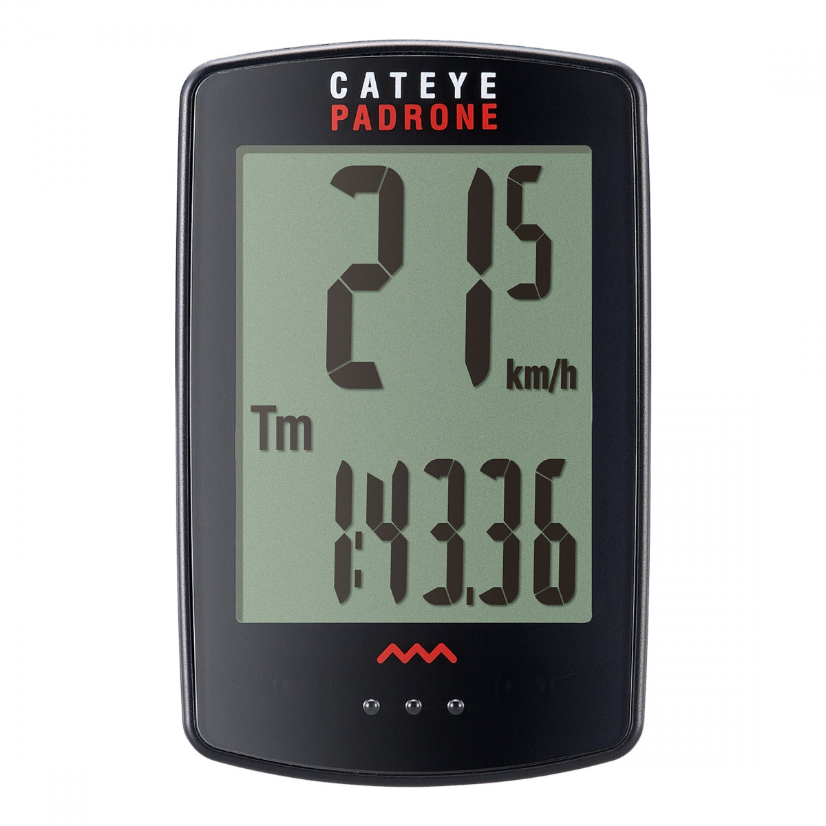 CatEye CC-PA100W Padrone Wireless Cycling Computer, Black