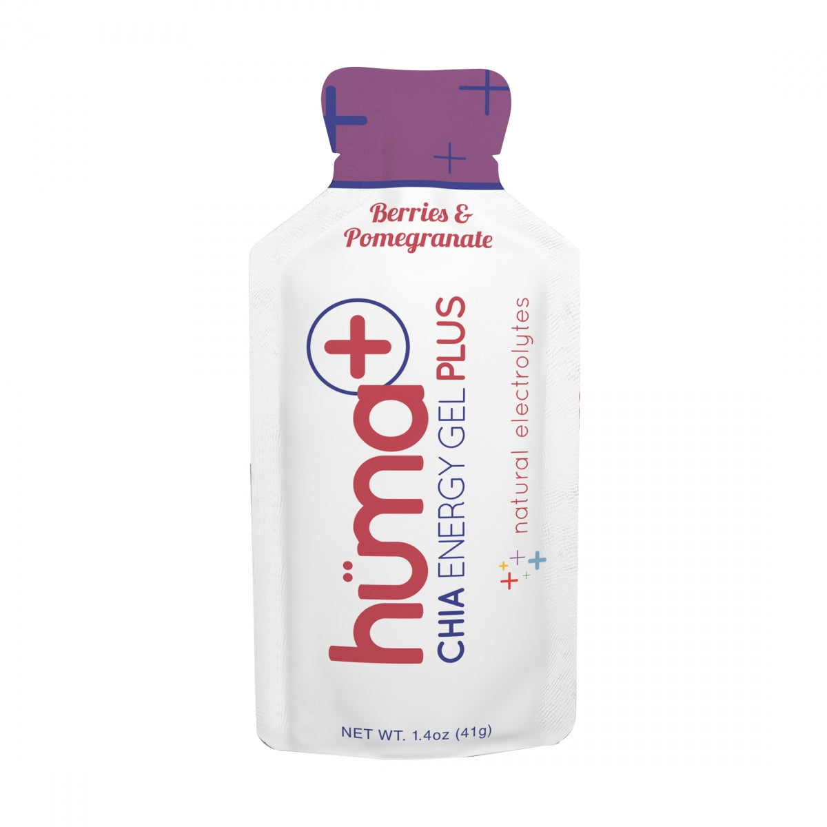 Food Huma Chia Energy Gel Plus Berries/Pomegranate Bxof24
