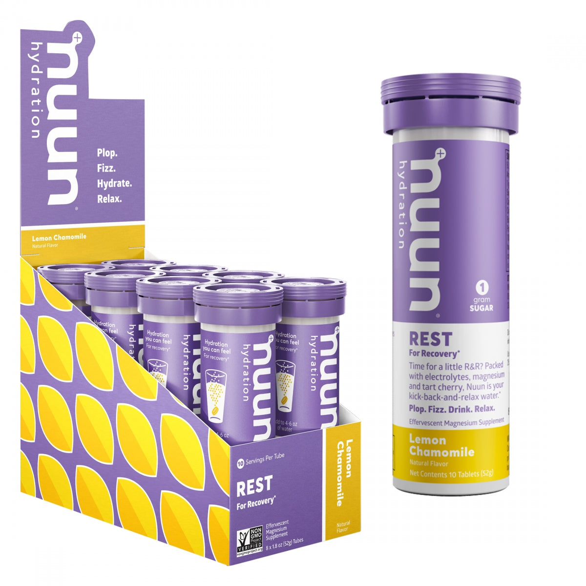 Food Nuun Rest Recovery Lemon Chamomile Bx Of 8
