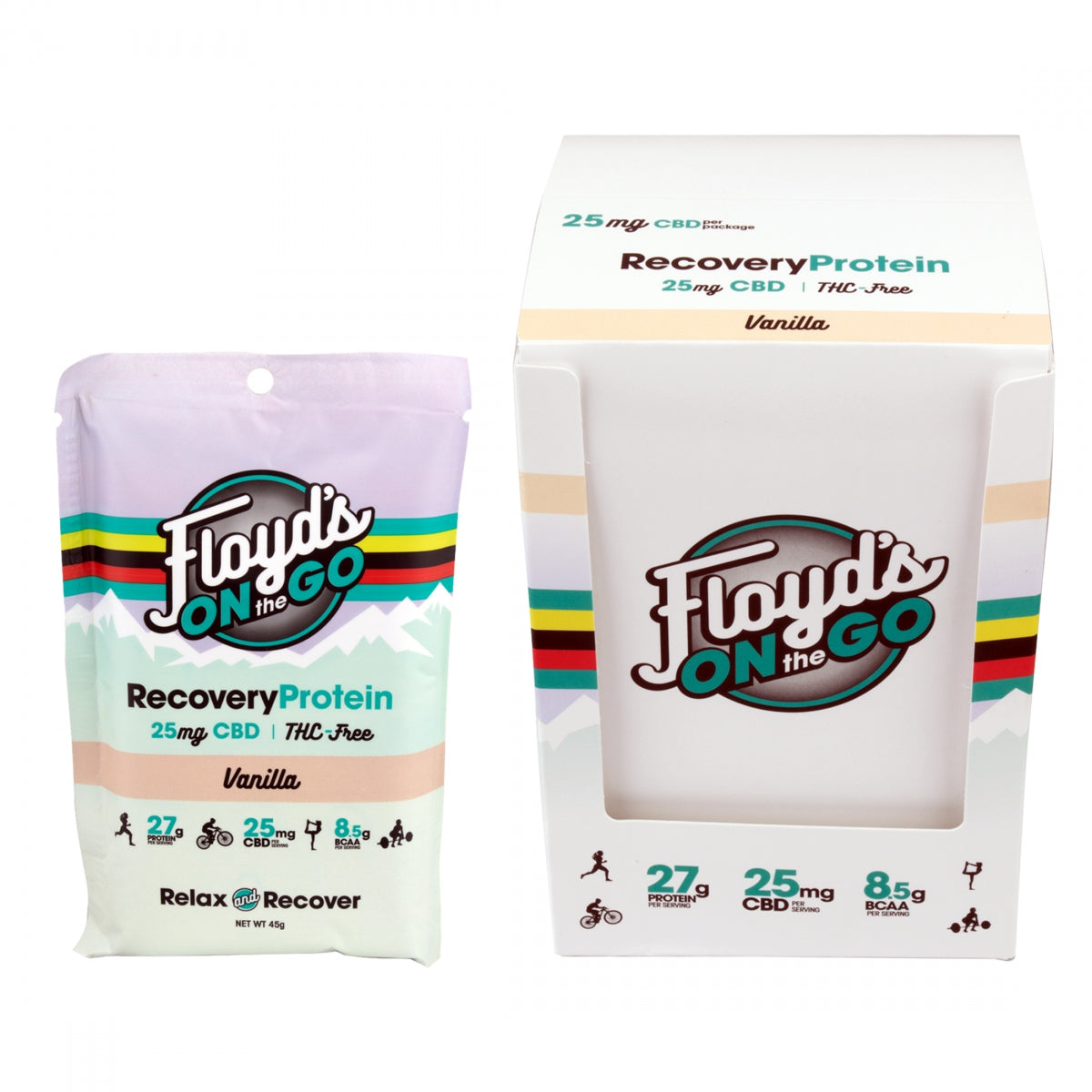 Food Floyds Of Lv Protein Powder Cbd Iso (Thc Free) Vanilla Bxof6 Single Serve Packs