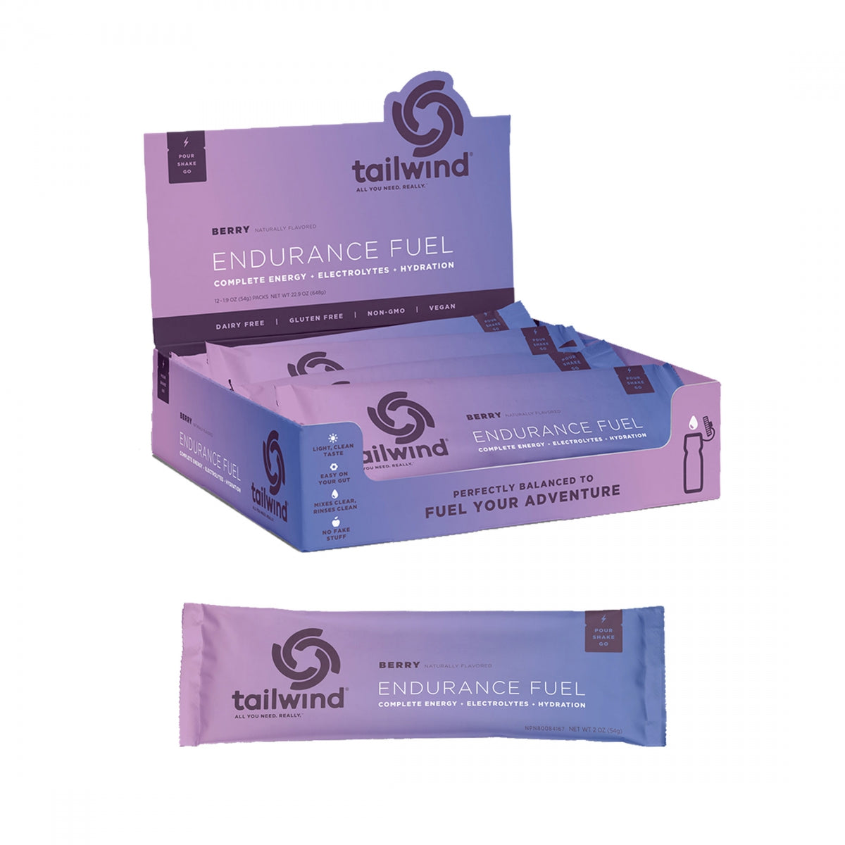 Food Tailwind Endurance Fuel Berry Bxof12 Ss