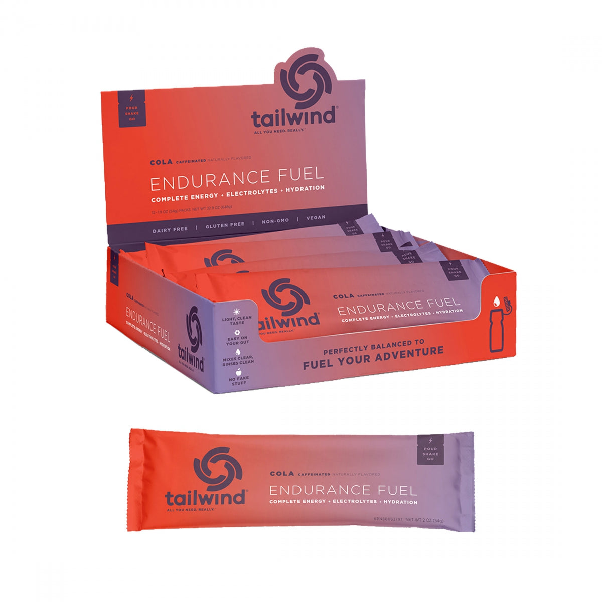 Food Tailwind Endurance Fuel Colorado Cola Bxof12 Ss
