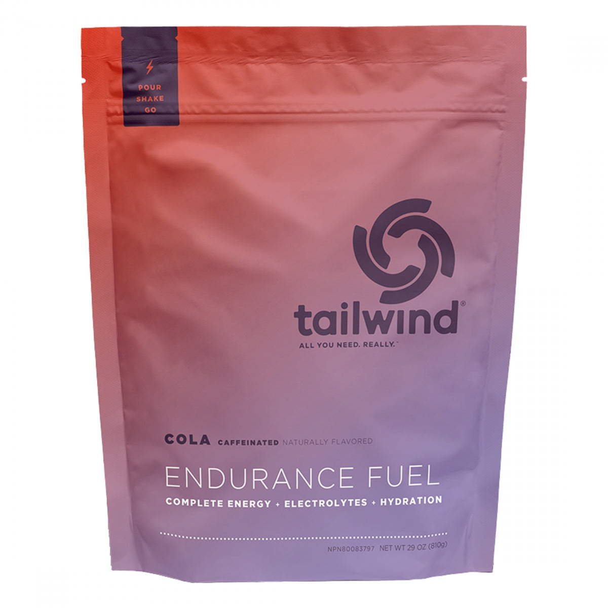 Food Tailwind Endurance Fuel Caffeine Colorado Cola 29Oz Bg