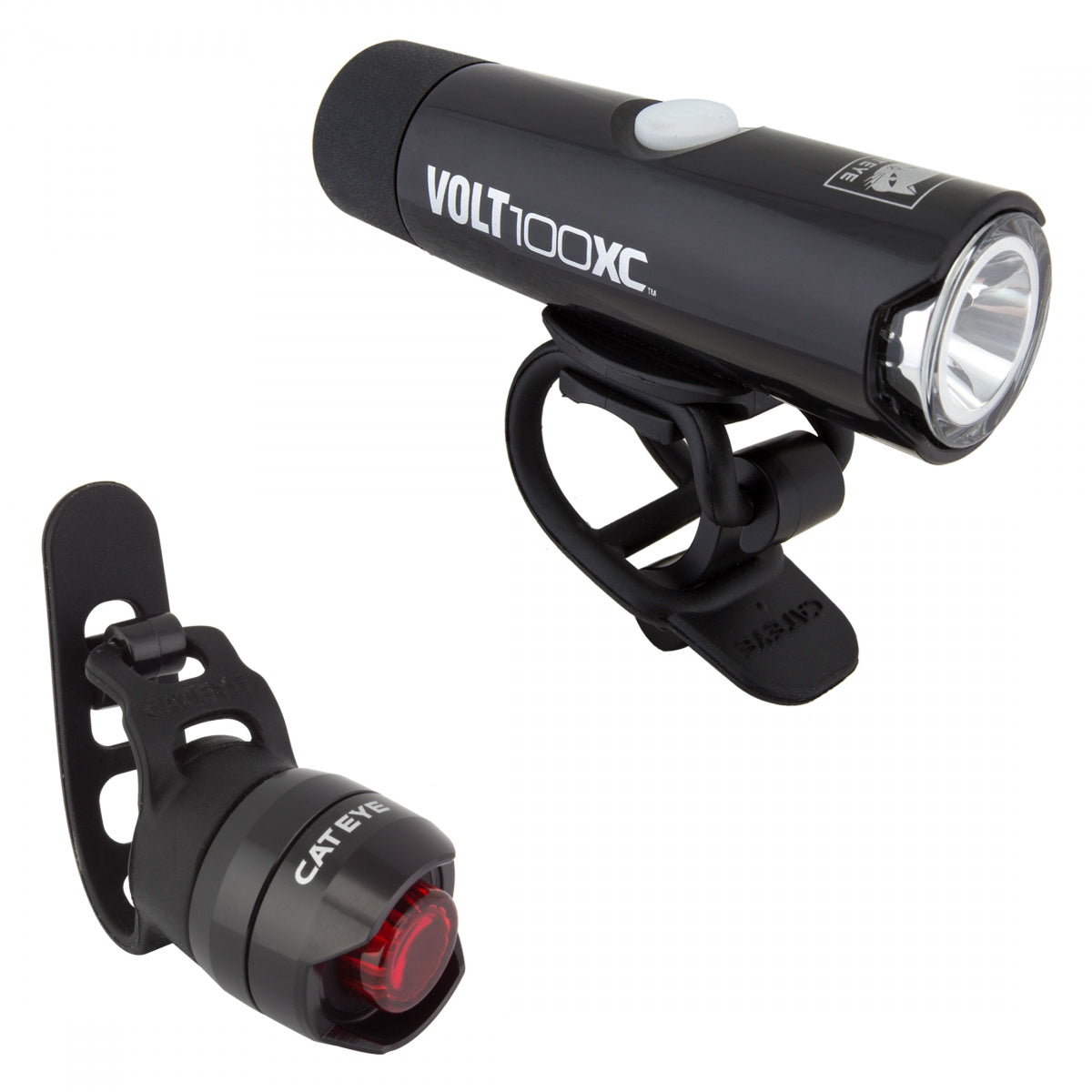 Light Cateye Hl-El051Rc Tl-Ld160Rc Volt100Xc/Orb-Rc Combo Black