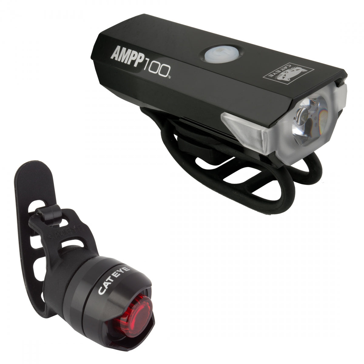 Light Cateye Hl-El041Rc Tl-Ld160Rc Ampp100/Orb-Rc Combo Black