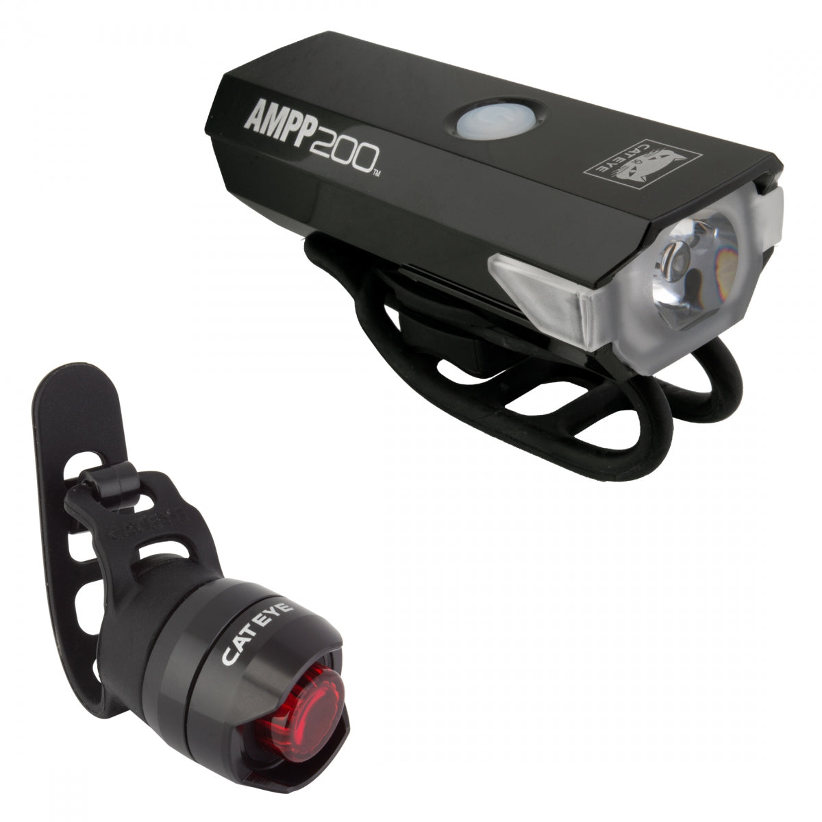 Light Cateye Hl-El042Rc Tl-Ld160 Ampp200/Orb Combo Black