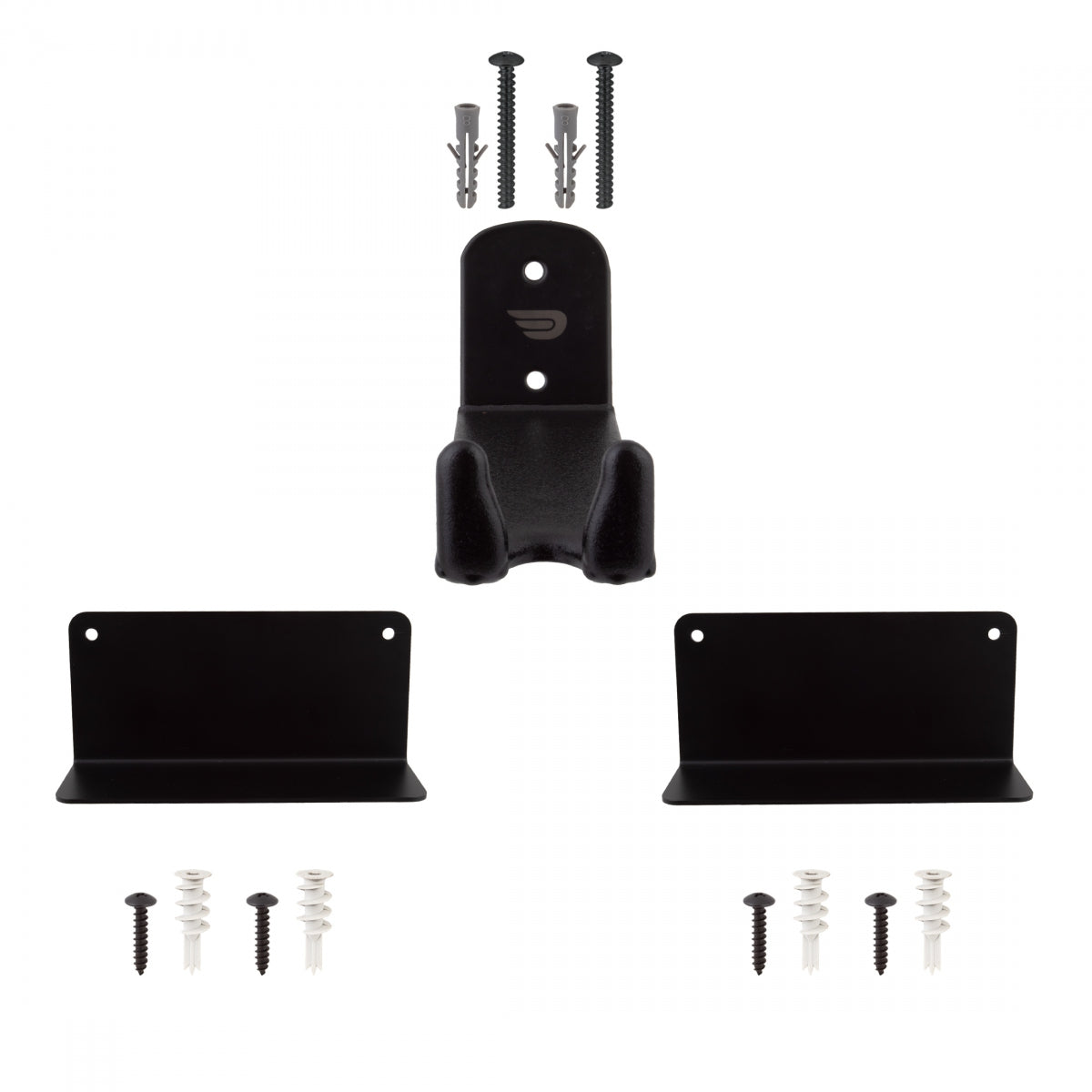 Storage Rack Pure Pitched Wall Rack Black