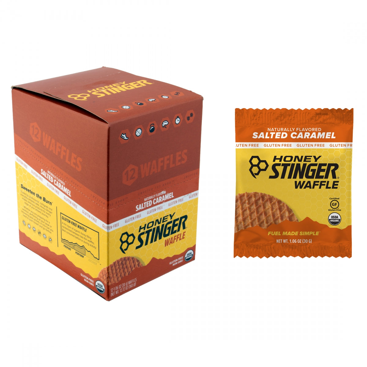 Food Hs Waffle Gluten Free Organic Salted Caramel Bxof12