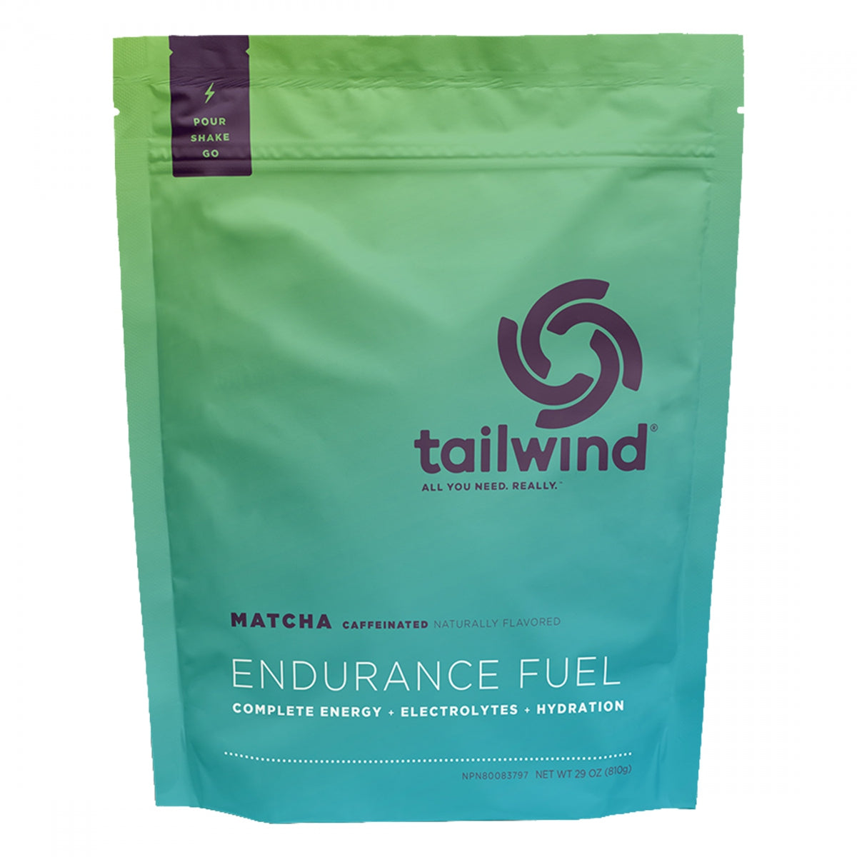 Food Tailwind Endurance Fuel Caffeine Matcha 29Oz Bg
