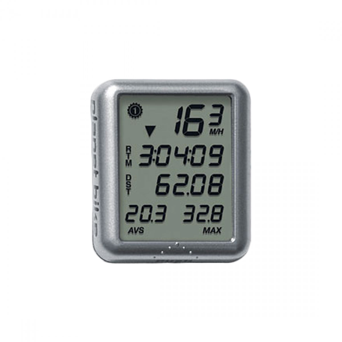 Planet Bike Protégé 8.0 Cycle Computer, 8 Functions, 4-Line Display, Silver