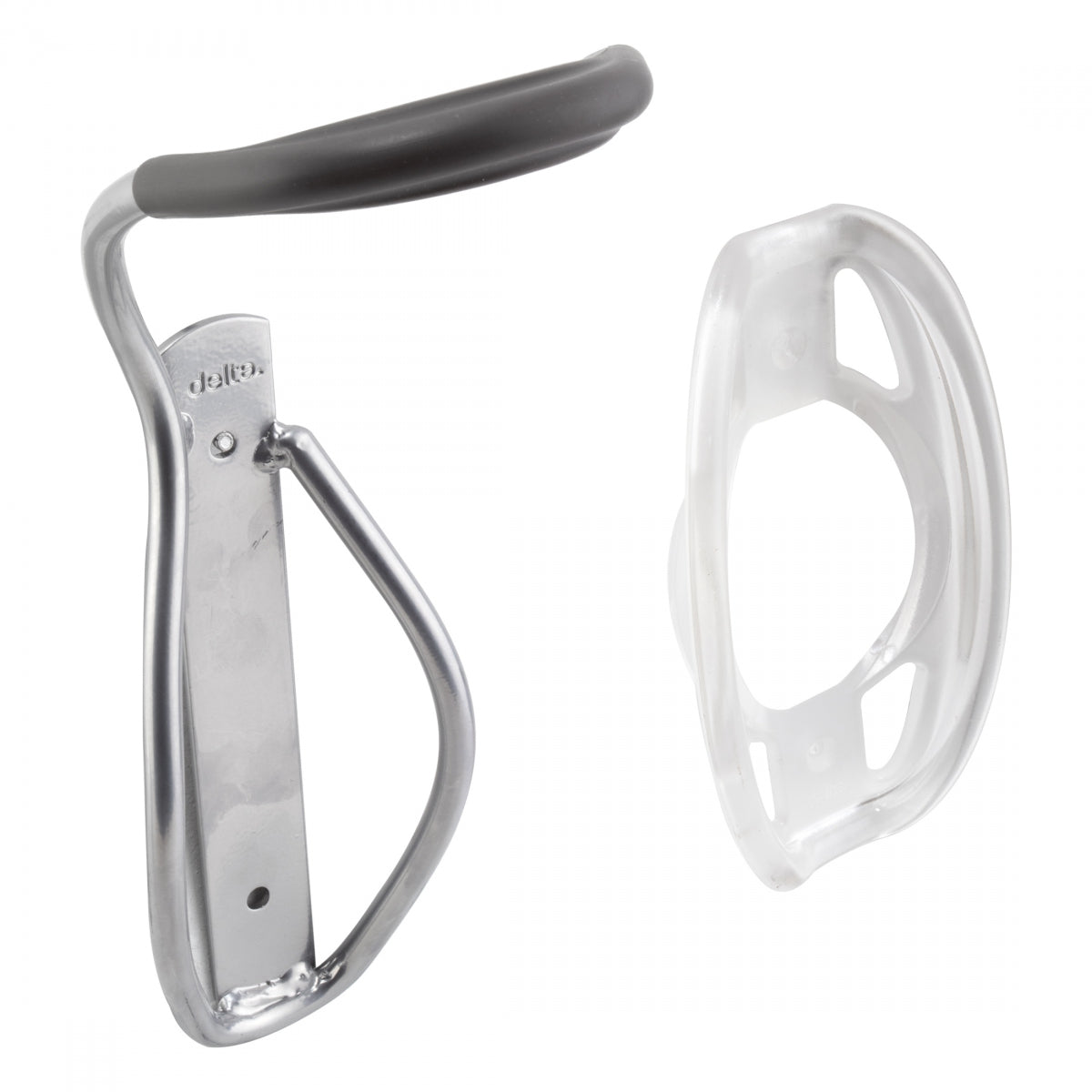 Storage Hook Delta Single Bike Wall Mount Rack W/Rr Tray Silver