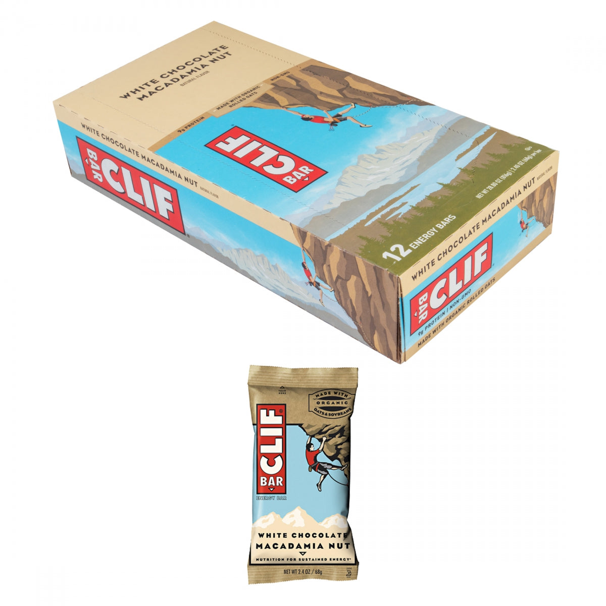 Food Clf Bar Wht Choc Mac Bxof12