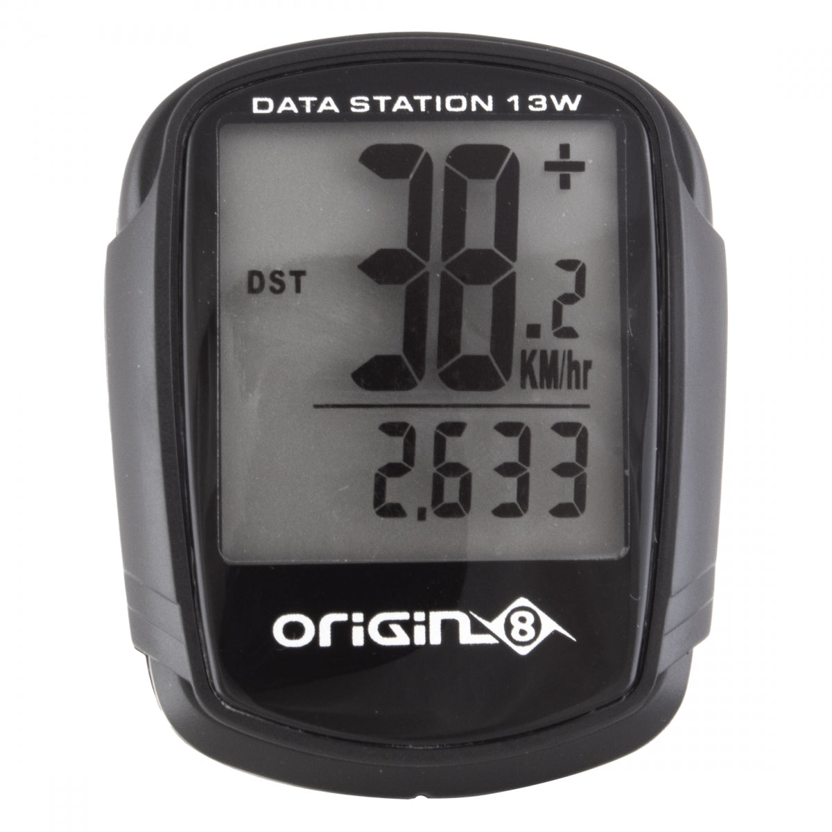 Origin8 Data Station 13W Wireless Cyclocomputer, Silver/Black