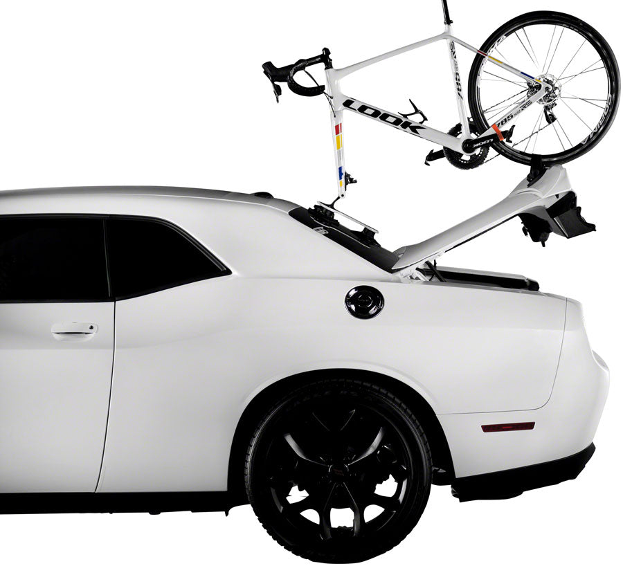 SeaSucker Talon 1-Bike Roof Rack - HUSKE QR Fork Mount and Rear Wheel Holder, Black