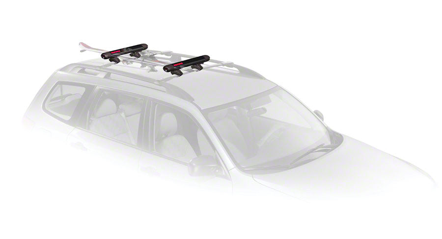 Yakima FatCat EVO 6+ Ski/Snowboard Rack: Black